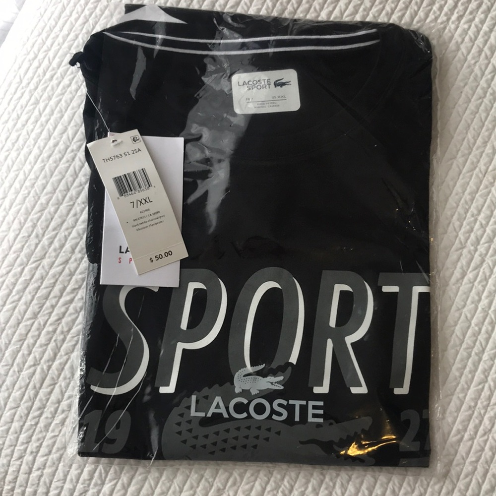 Brand new Lacoste sport tshirt